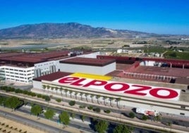 Vista aérea de la fábrica de ElPozo en Alhama (Murcia).