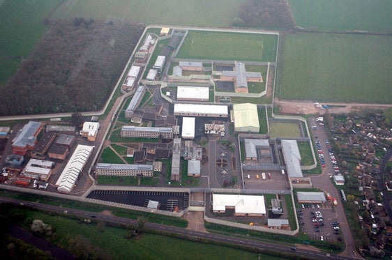 Vista aérea de la prisión de Ashwell, en Inglaterra.