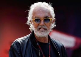 Flavio Briatore en el Gran Premio de Bahraim de este año