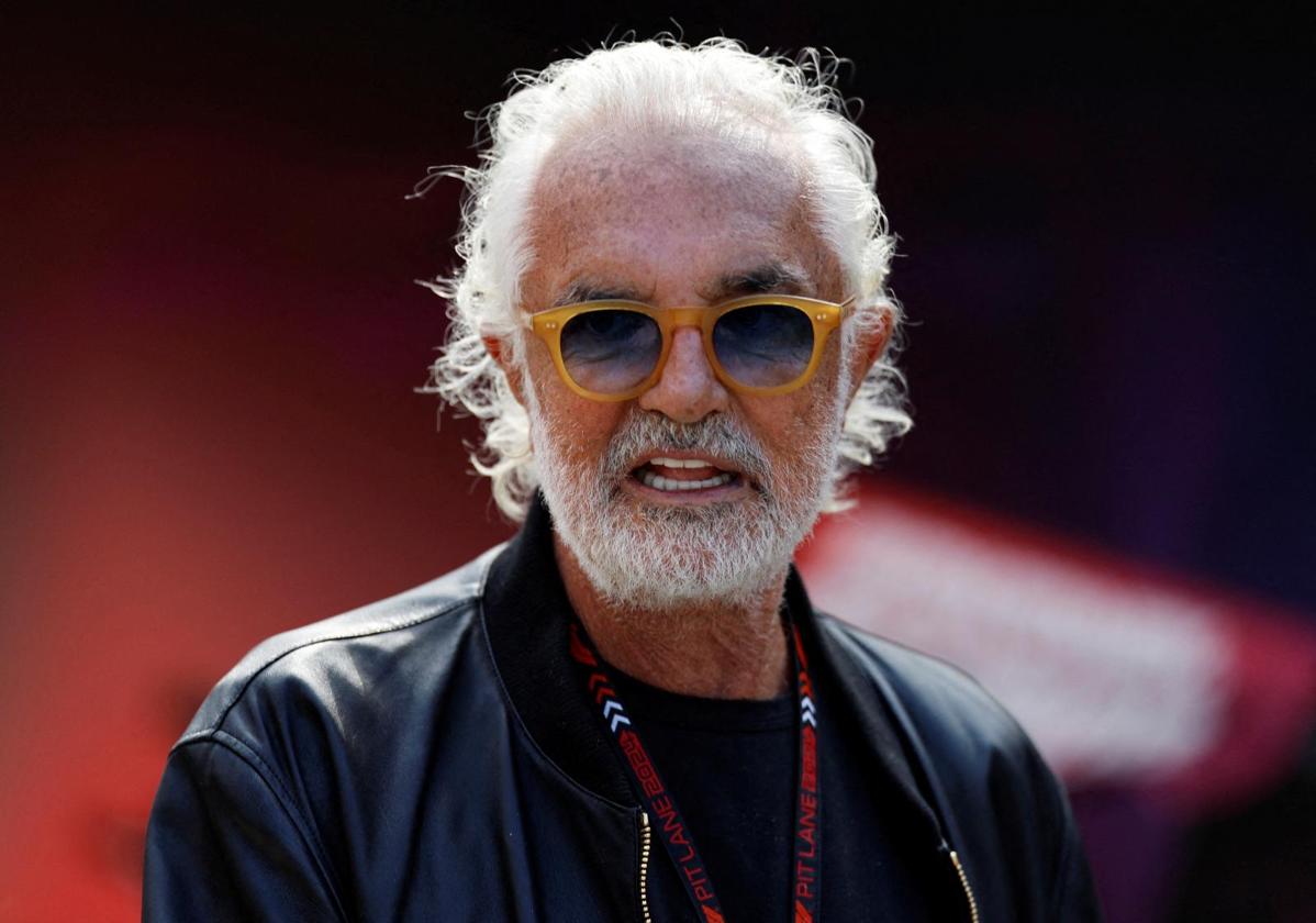 Flavio Briatore en el Gran Premio de Bahraim de este año