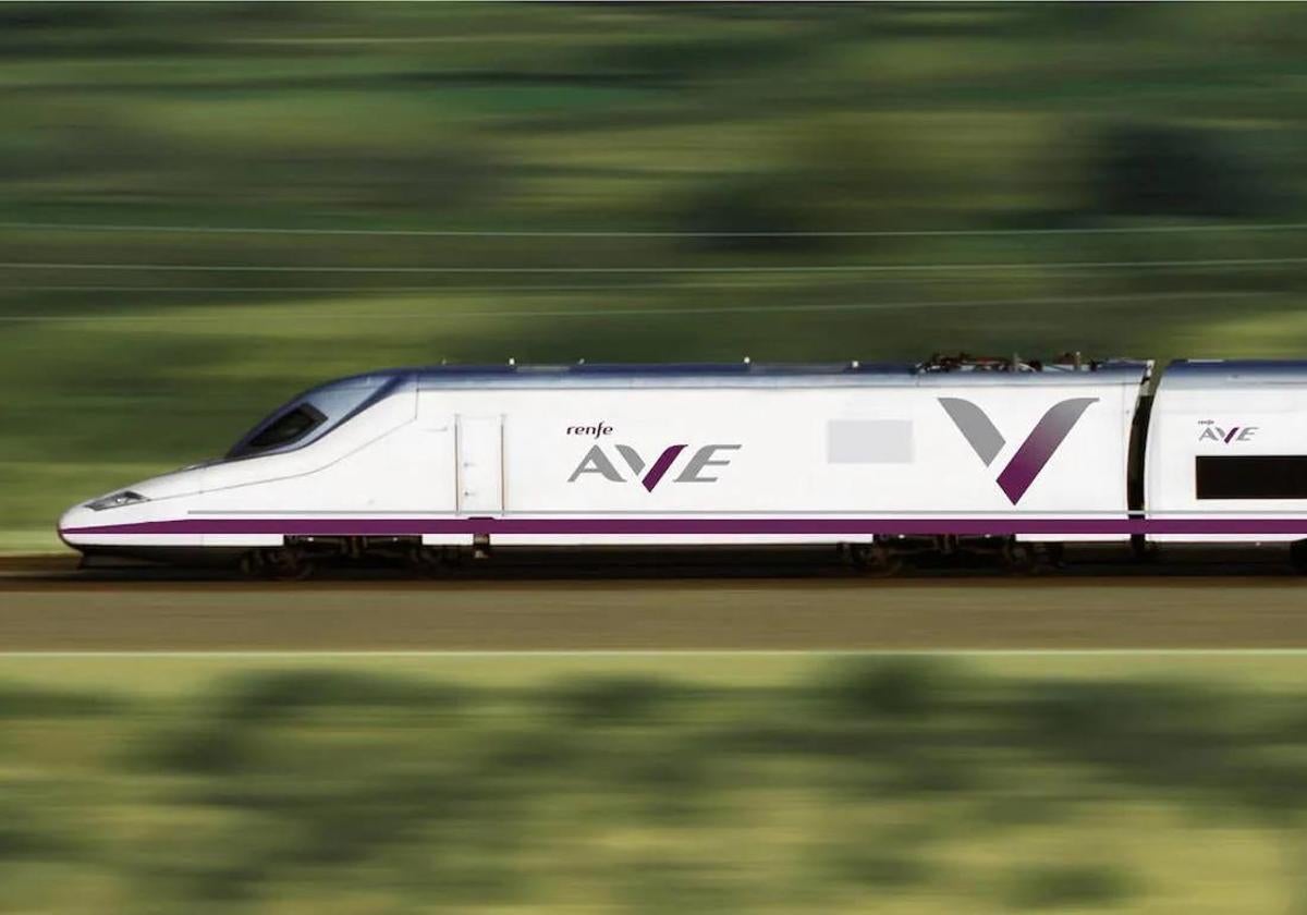 Un tren AVE.