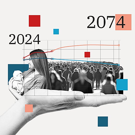 La población española rozará los 54 millones en 15 años, cinco millones más