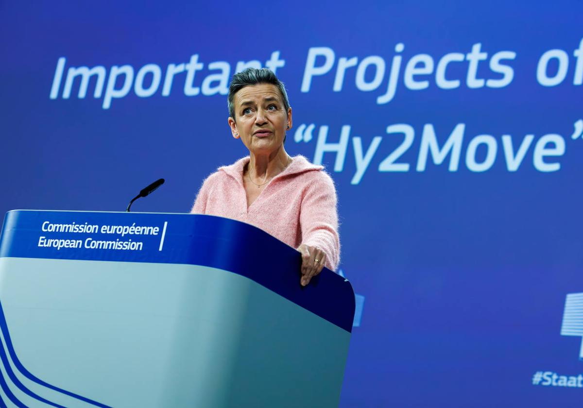 La comisaria de Competencia, Margrethe Vestager.