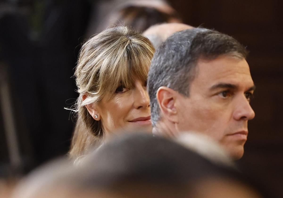 Begoña Gómez y Pedro Sánchez.