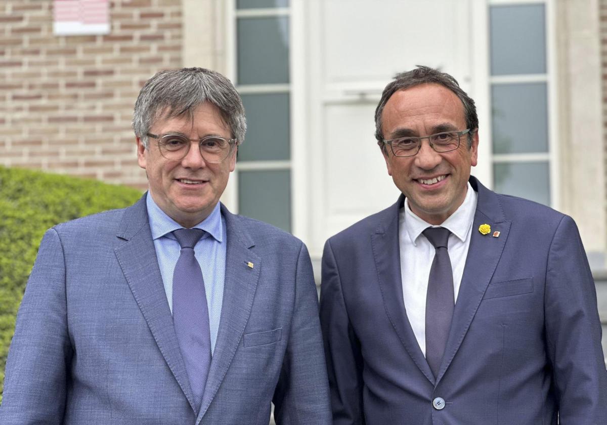 Carles Puigdemont y Josep Rull