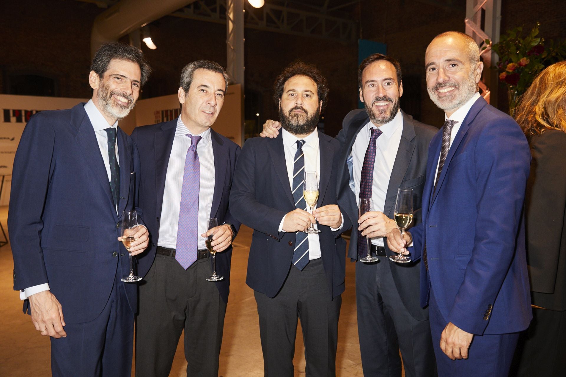 Hugo Giralt, Alfredo Jiménez-Millas, director general de Vocento Medios; José F. Peláez, periodista; Juan Hevia-Aza, director de Marketing y Eventos de Vocento; e Íñigo Iribarnegaray, director general de Nuevos Negocios de Vocento