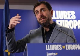 El candidato de Junts a las europeas, Toni Comín.