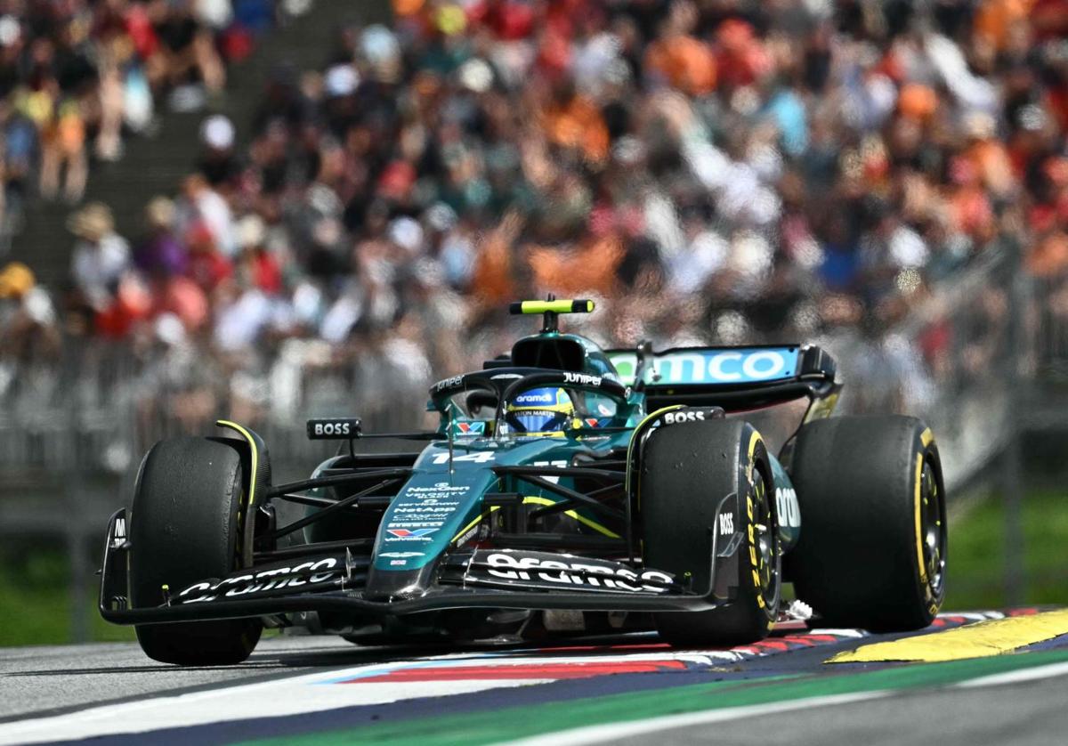 Fernando Alonso en la carrera del Gran Premio de Austria