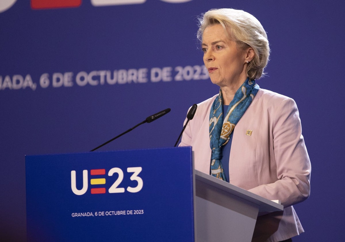 La presidenta de la Comisión Europea, Ursula von der Leyen.