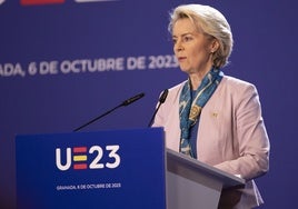 La presidenta de la Comisión Europea, Ursula von der Leyen.