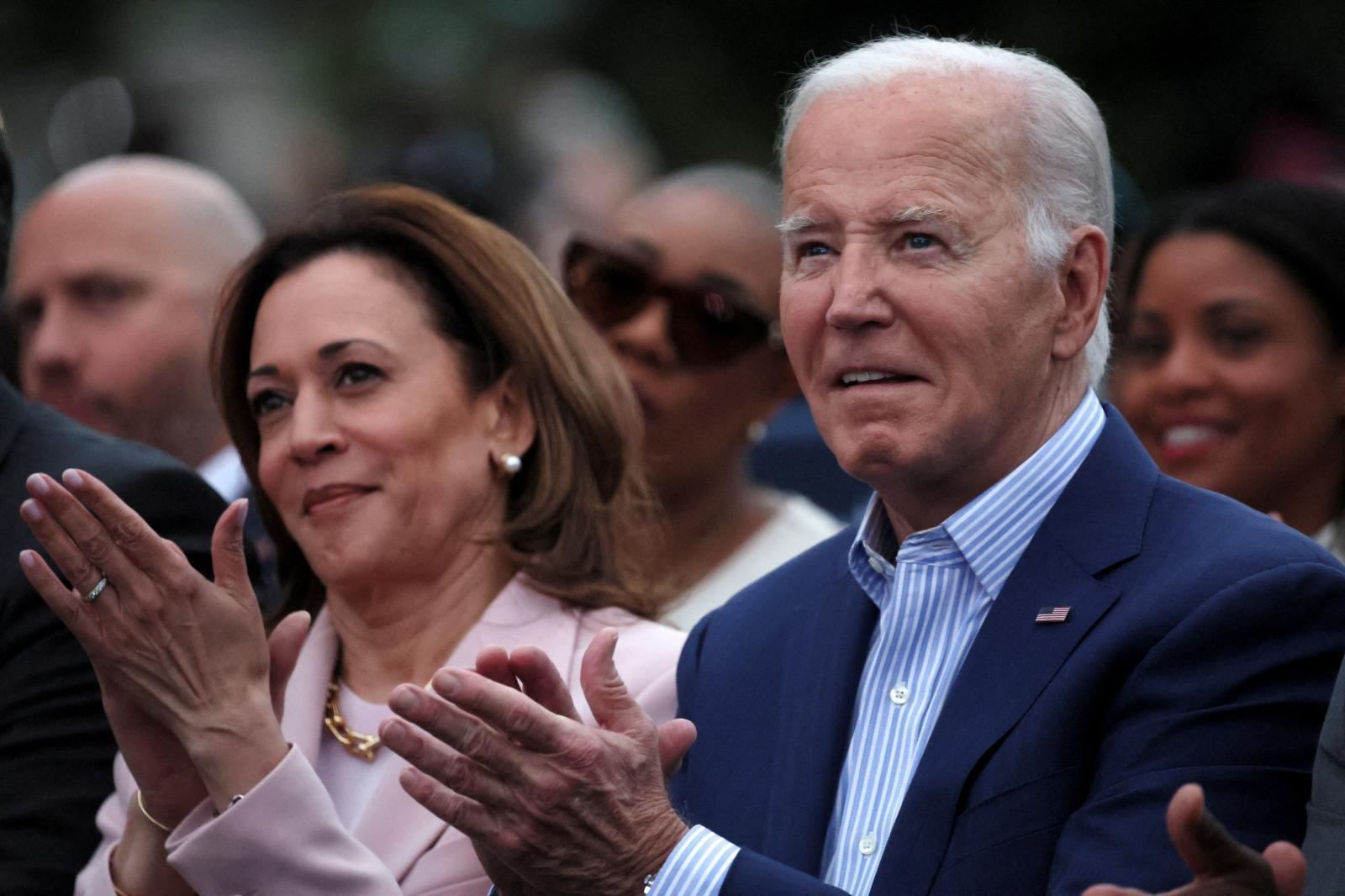 Joe Biden y Kamala Harris, fotografiados el mes pasado en Washington.