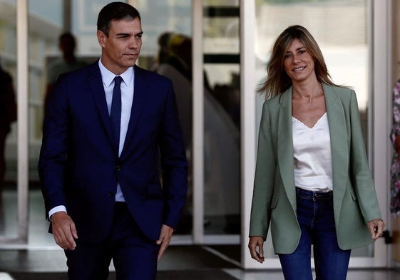 Pedro Sánchez y Begoña Gómez.