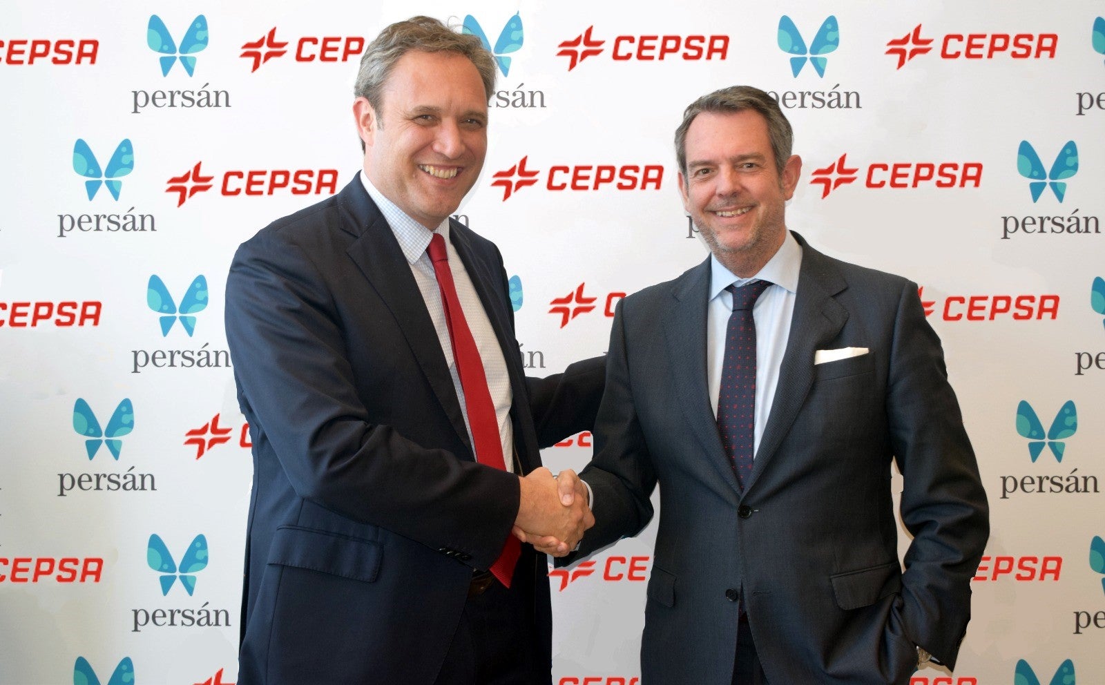 José María Solana, director de Cepsa Química y Antonio Somé, CEO de Persán.