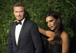 David y Victoria Beckham en la entrega de premios del Evening Standart Theatre.