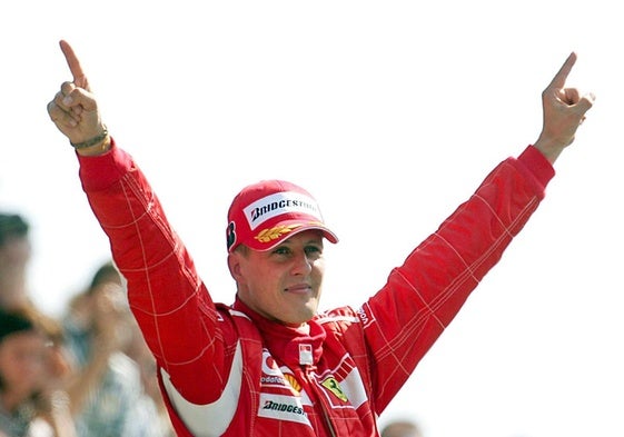 Michael Schumacher, durante su etapa como piloto de Ferrari.