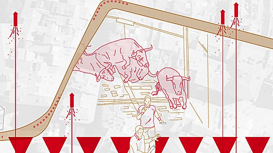 El recorrido del encierro de San Fermín, tramo a tramo