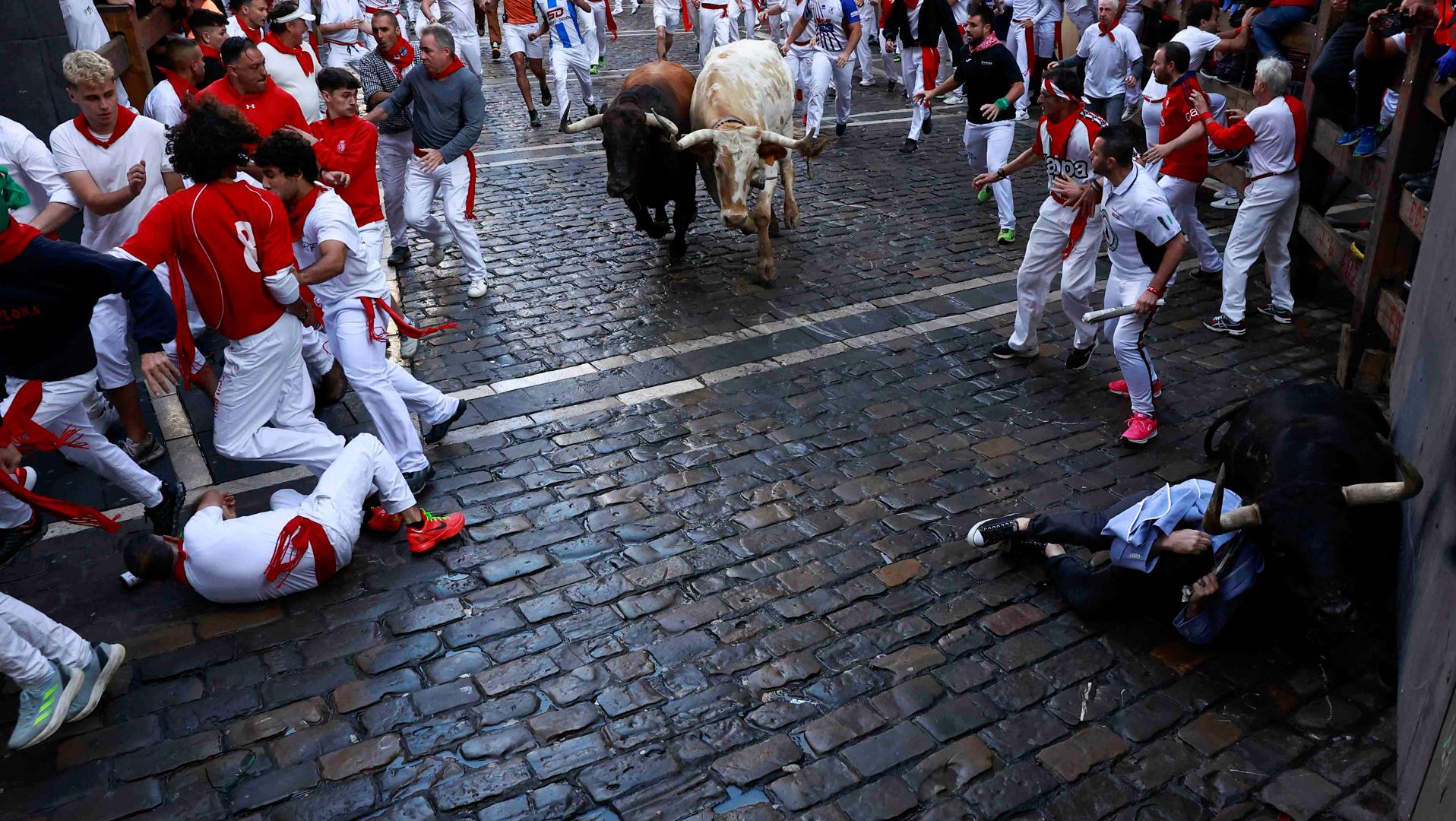 Así ha sido el segundo encierro de San Fermín 2024 Ideal