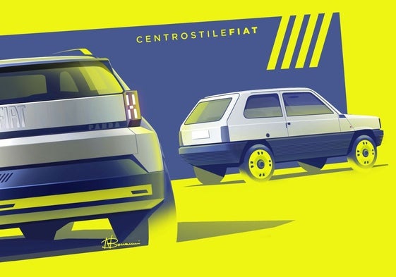 Fiat Panda de los años 80 y nuevo Grande Panda