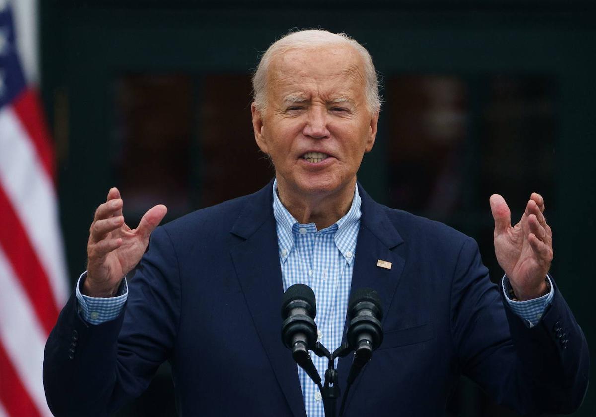 El presidente estadounidense, Joe Biden, en un encuentro con la prensa en la Casa Blanca.