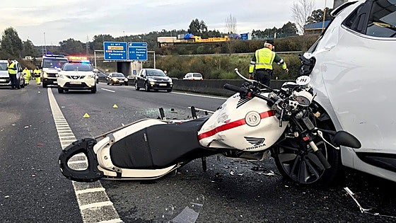 Crece sin freno el número de motoristas muertos en accidentes de tráfico