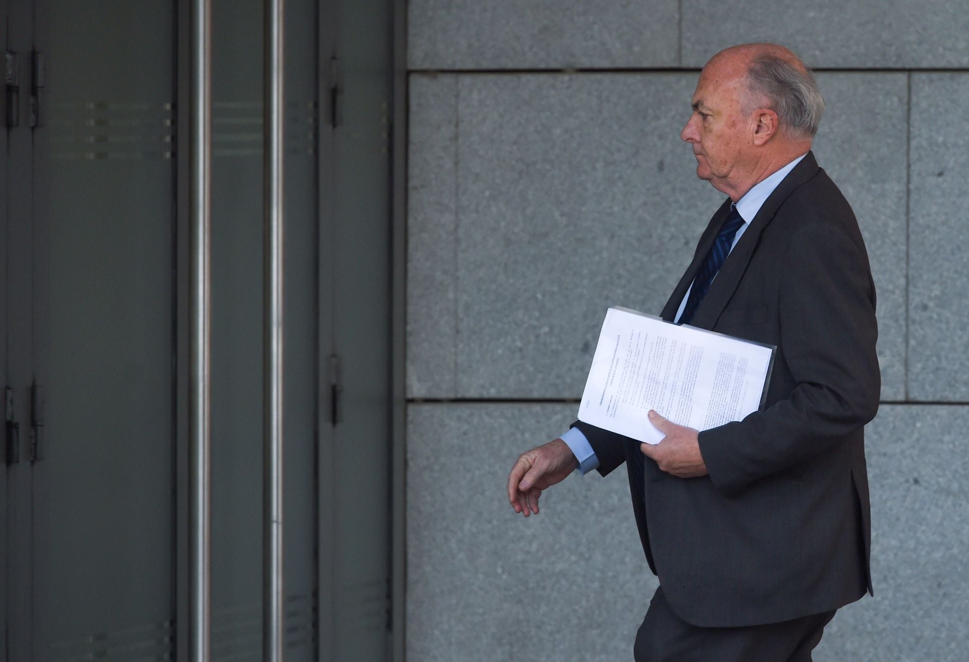 El juez Manuel García Castellón entrando en la Audiencia Nacional.