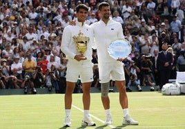 Las mejores imágenes del Alcaraz - Djokovic