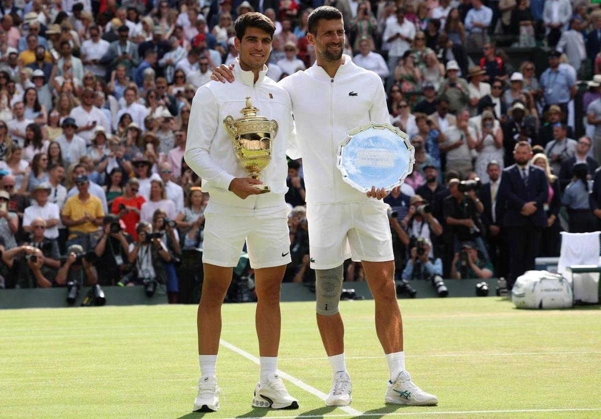 Las mejores imágenes del Alcaraz - Djokovic