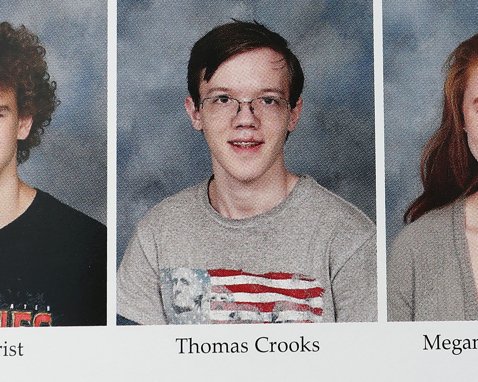 Thomas Matthew Crooks, en el anuario del instituto de Bethel Park donde se graduó en 2022.