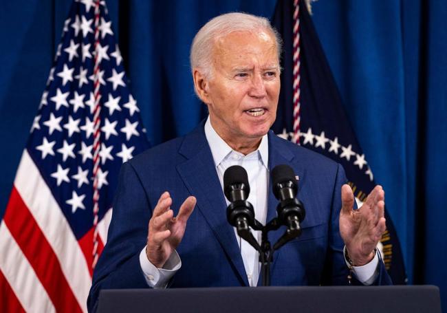 Joe Biden interviene desde Delaware tras conocer el tiroteo contra Trump.