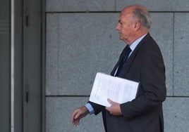 El juez Manuel García Castellón entrando en la Audiencia Nacional.