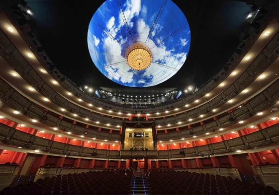 Recreación virtual realizada por el Teatro Real de cómo quedaría la cubierta.