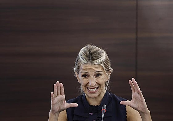 La vicepresidenta segunda y ministra de Trabajo, Yolanda Díaz.