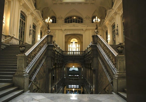 Interior del Banco de España.