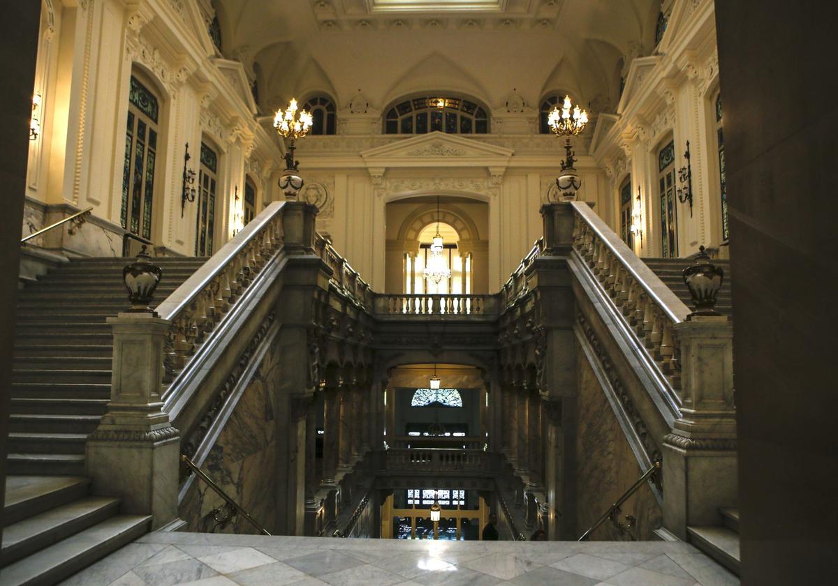 Interior del Banco de España.