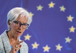 La presidenta del Banco Central Europeo, Christine Lagarde.