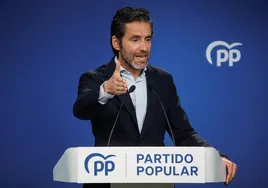 Borja Sémper, portavoz del PP.