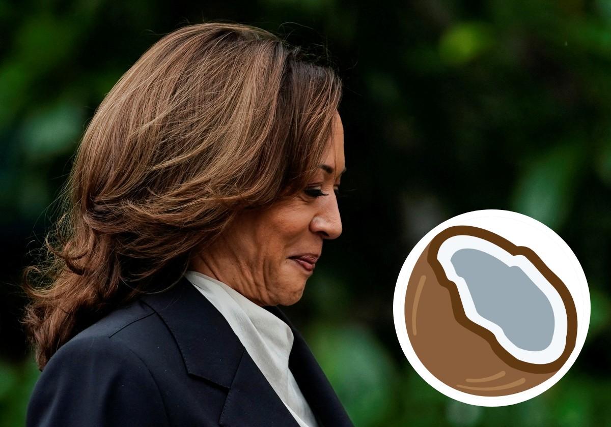 Los simpatizantes de Kamala Harris han llenado las redes de cocos.