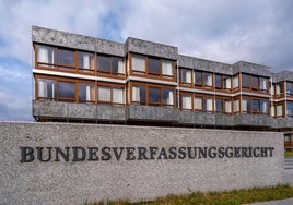 Sede del Tribunal Constitucional alemán en la ciudad de Karlsruhe.