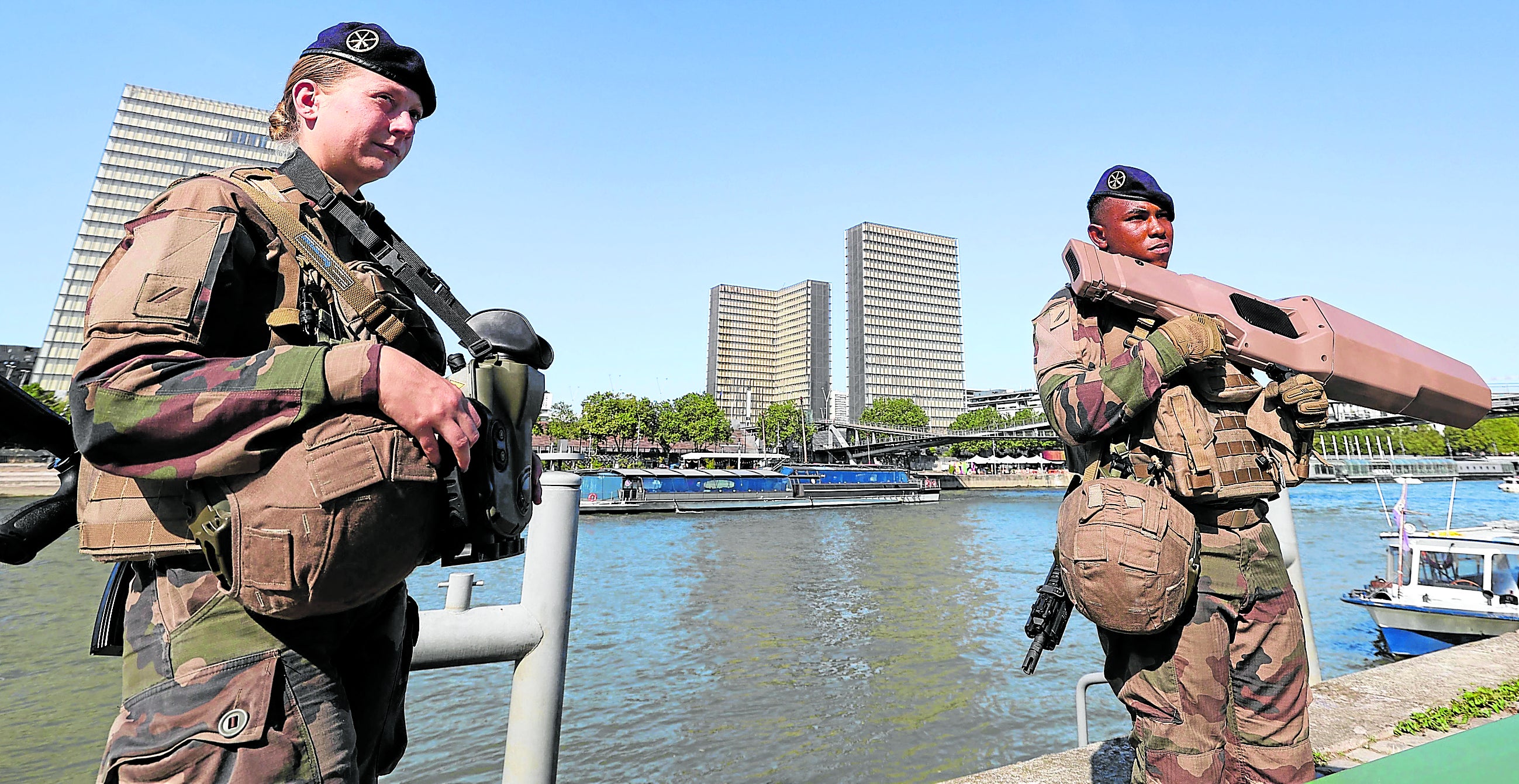 Las medidas de seguridad en el Sena serán espectaculares.