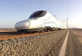 Uno de los trenes Talgo que Renfe opera en Arabia Saudí.