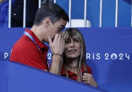 Pedro Sánchez y Begoña Gómez asiste a la competición de Judo de París 2024.