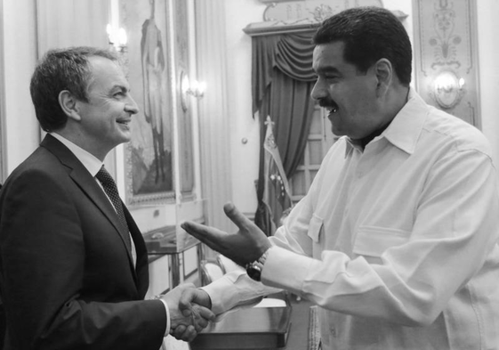 Encuentro entre Zapatero y Maduro en el año 2016