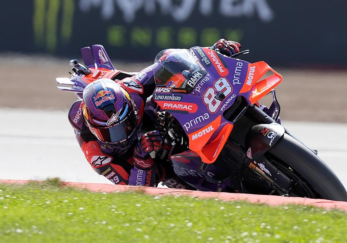 Jorge Martín, en el circuito de Silverstone.