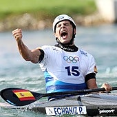 Pau Echaniz, de casta le viene al galgo