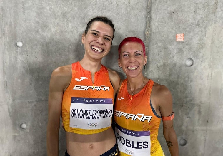 Irene Sánchez se clasifica para la final de 3.000 metros obstáculos y Carolina Robles, eliminada, lo celebra