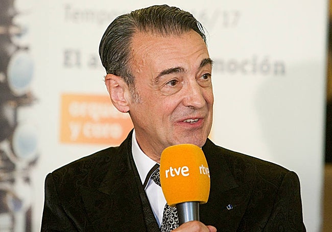 Gómez Martínez presentado la temporada del conciertos de RTVE 2017-2018.