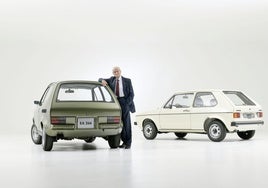 Giorgetto Giugiaro, creador del Passat y el Scirocco, recibió el encargo de dibujar el Golf bajo la dirección del diseñador jefe Herbert Schäfer