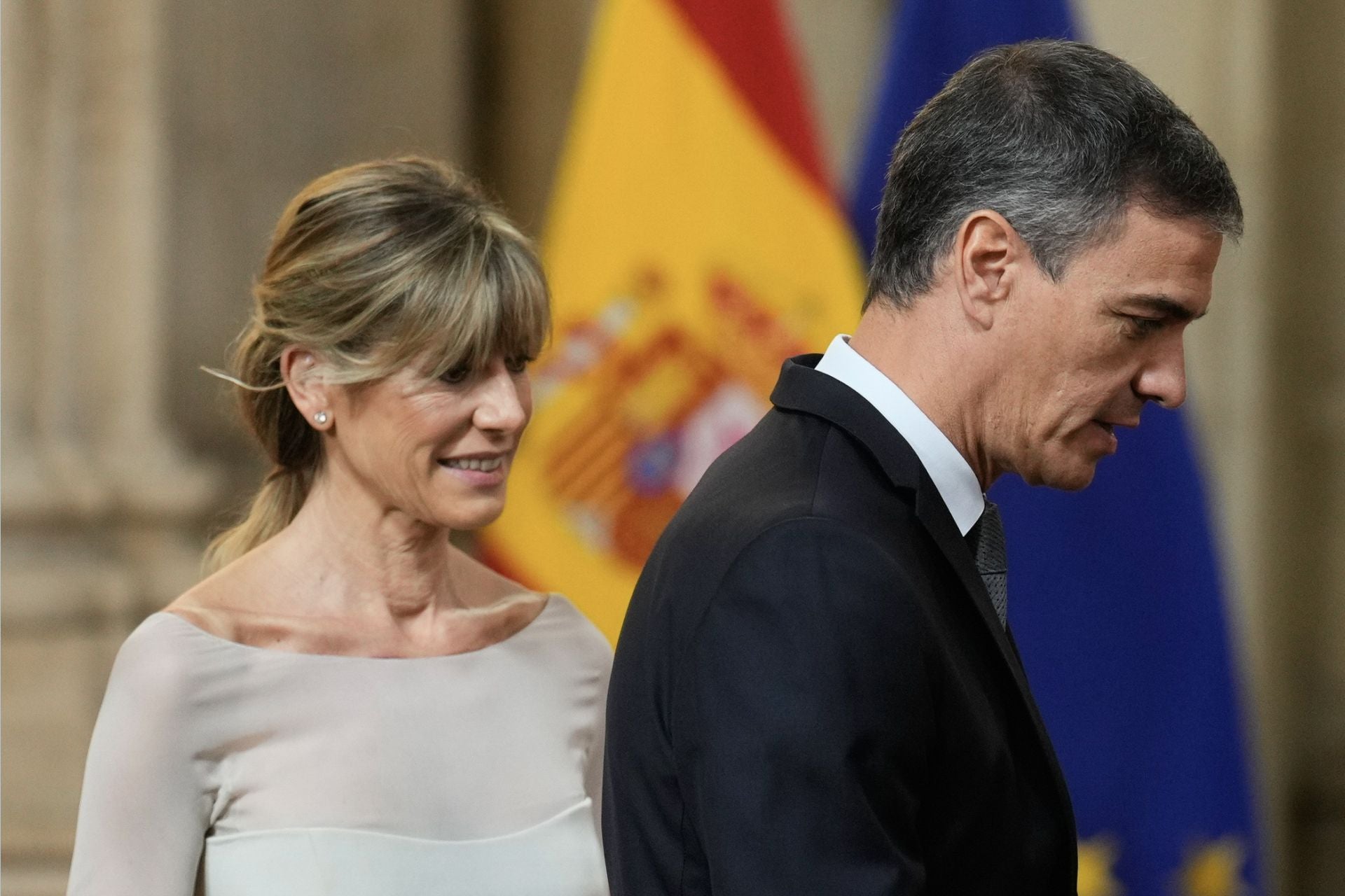 Begoña Gómez y Pedro Sánchez.