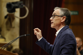 El president del grupo parlamentario de ERC, Josep María Jové