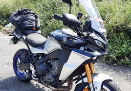 La Yamaha Tracer utilizada en esta ruta